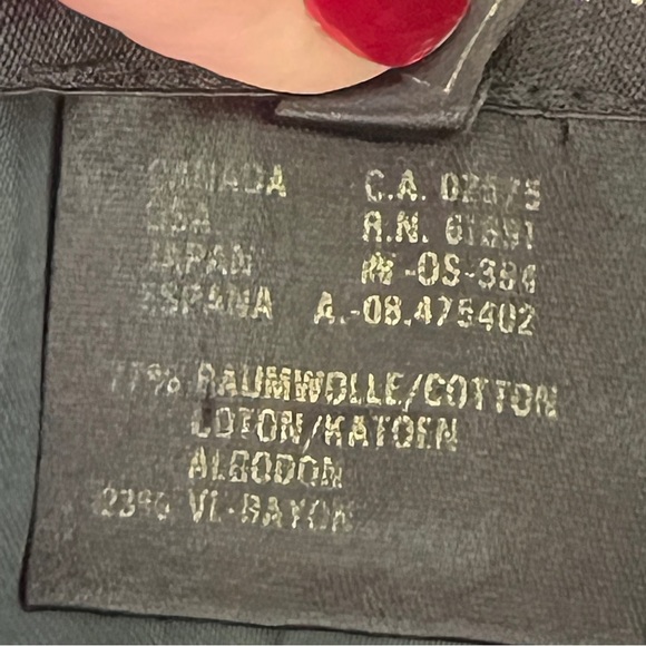 Vintage Escada Margaretha Ley black velvet jacket double breasted L 40 80s 90s - Picture 4 of 8